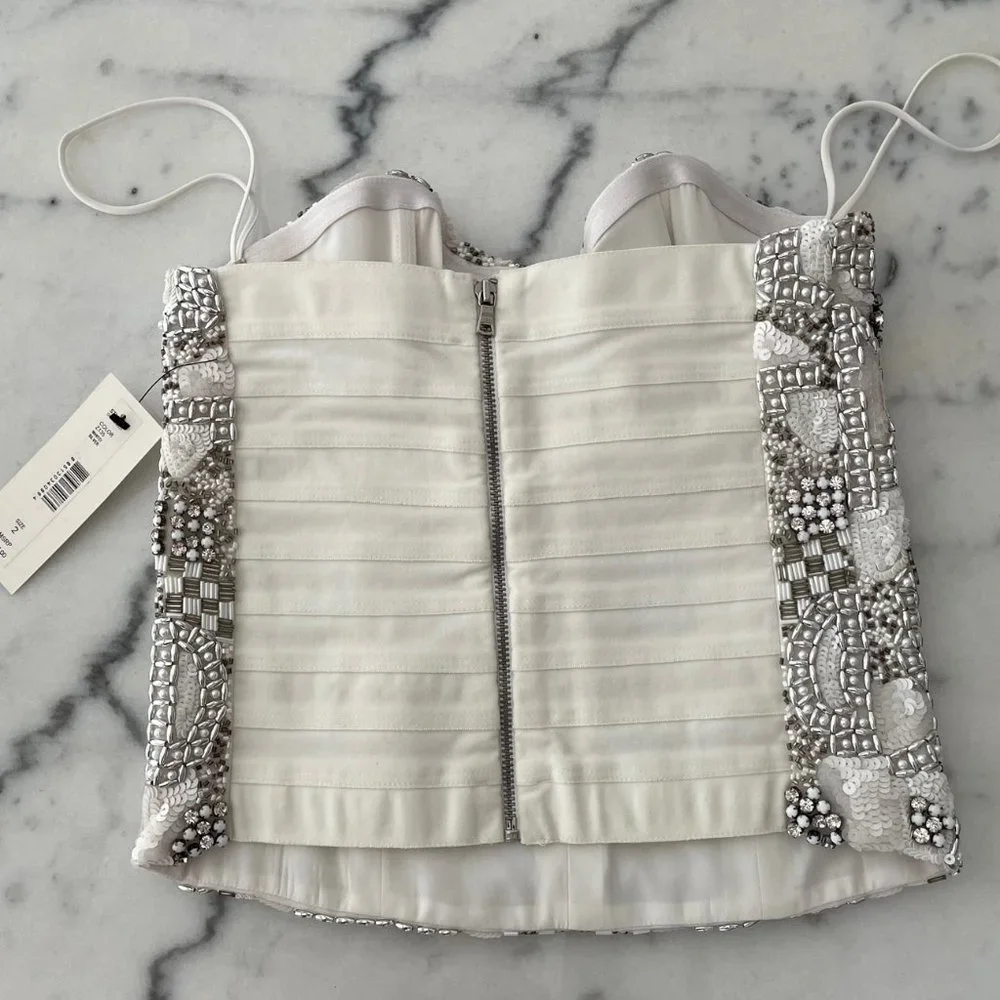 Alice + Olivia Embellished Bustier - Picture 15 of 16